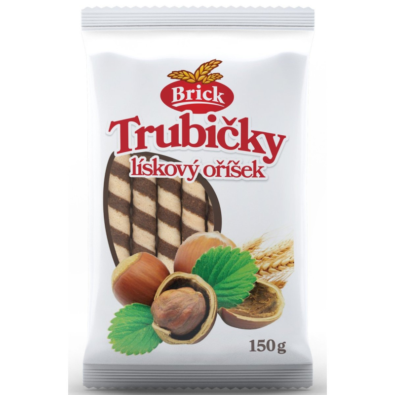 Brick Trubičky s lískovým oříškem