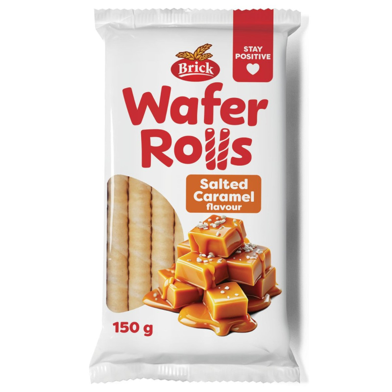 Brick Trubičky slaný karamel