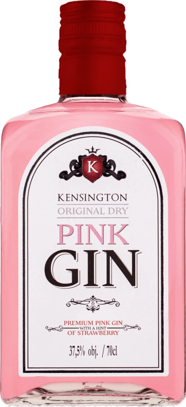 Kensington Original Dry Pink Gin 37,5% 0,7l (holá lahev)