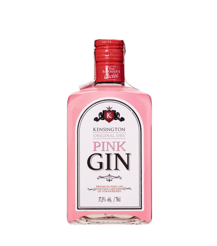 Kensington Original Dry Pink Gin 37,5% 0,7l (holá lahev)