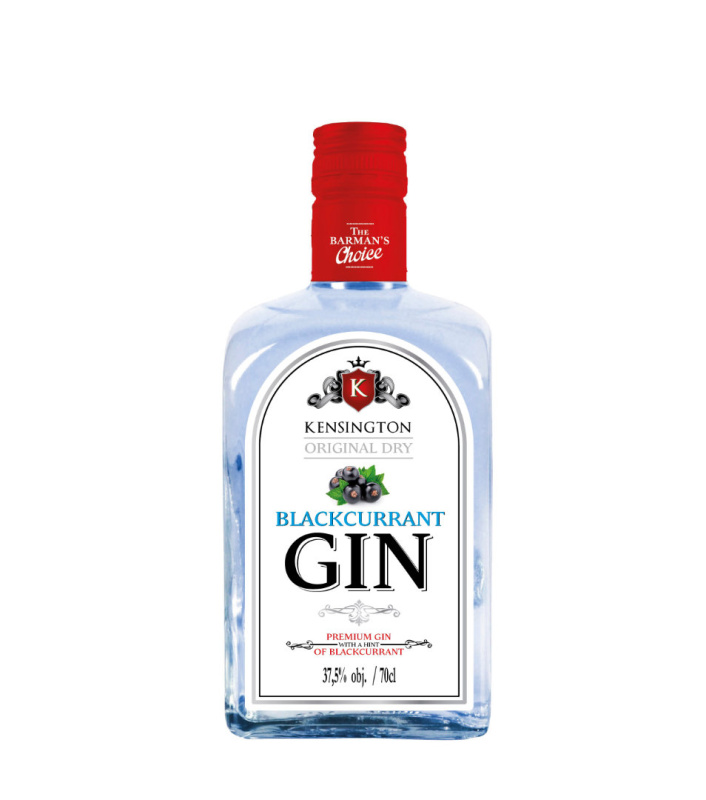 Kensington Original Dry Blackcurrant Gin 37,5% 0,7l (holá lahev)