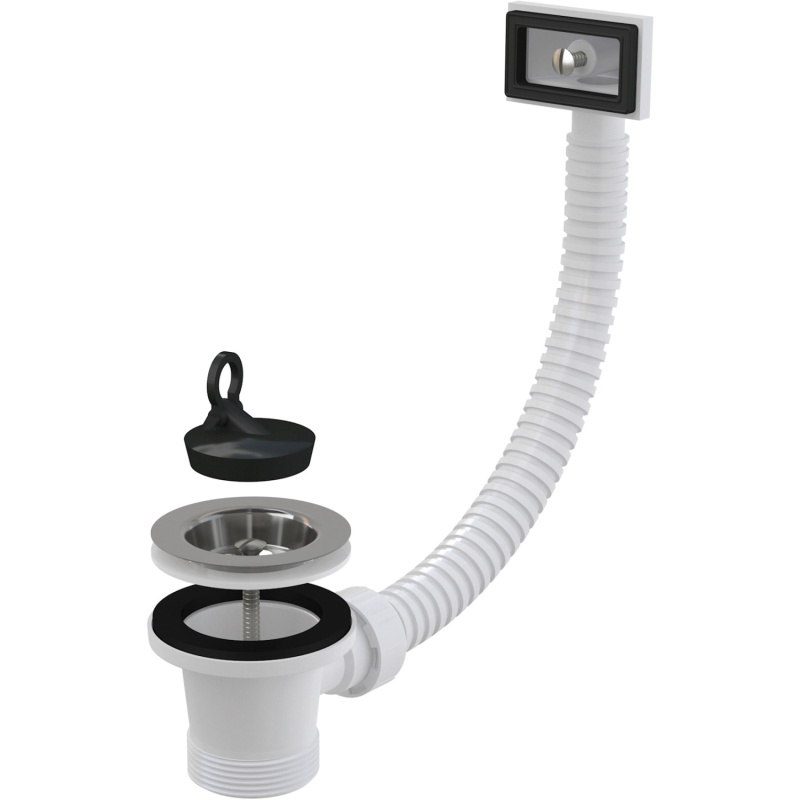 Výpust dřezová Alca A331 6/4" s nerezovou mřížkou DN 70 a fl