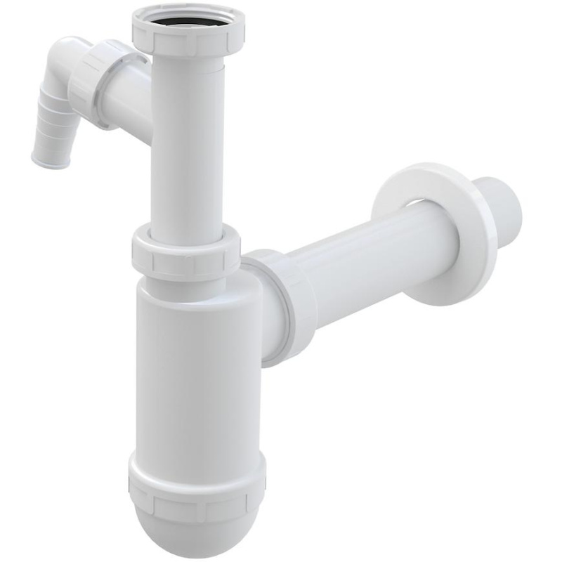 Sifon umyvadlový Alca A43P DN 40 s přípojkou a převlečnou matic