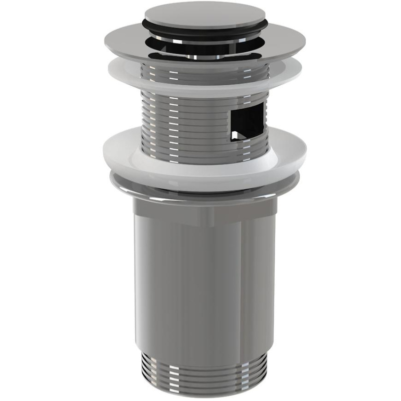 Výpust umyvadlová CLICK/CLACK Alca A391 5/4" s přepadem, malá zátka