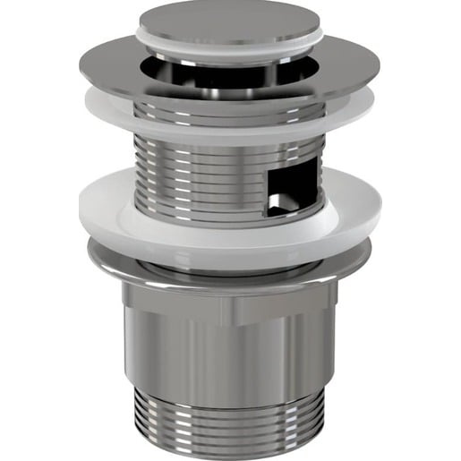 Výpust umyvadlová CLICK/CLACK Alca A39 5/4" s přepadem, malá zátka