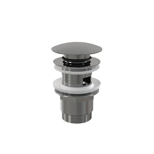 Výpust umyvadlová CLICK/CLACK Alca A390 5/4" s přepadem, velká zátka