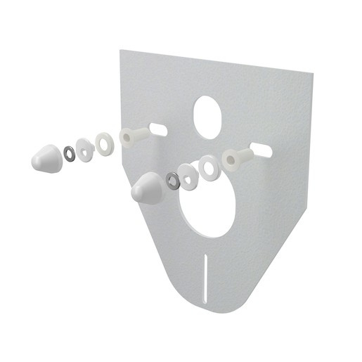 Deska izolační Alca M910 pro závěsné WC a bidet bílá