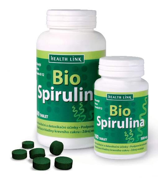 HEALTH LINK BIO Spirulina 500 mg 100 tablet