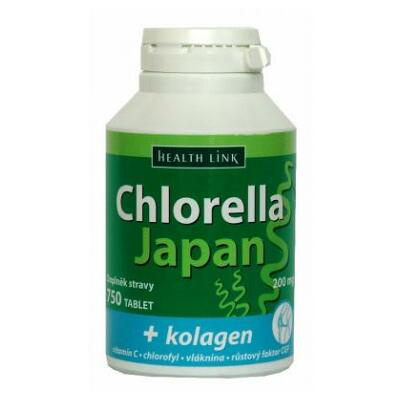 HEALTH LINK Chlorella japan + kolagen 750 tablet