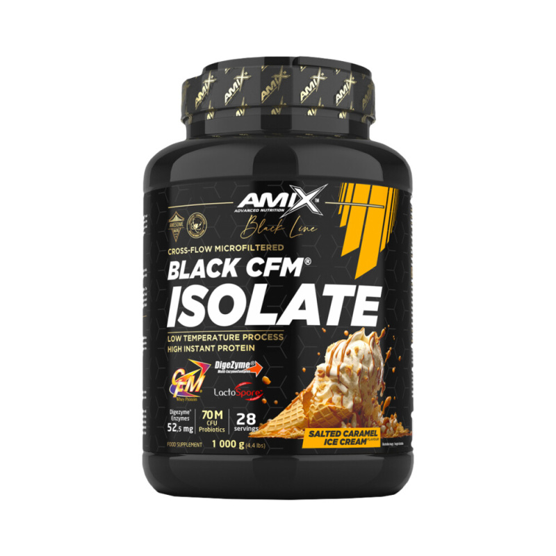 Amix Nutrition Black CFM Isolate 1000g - bombon crunchy 1000g bombón crunchy