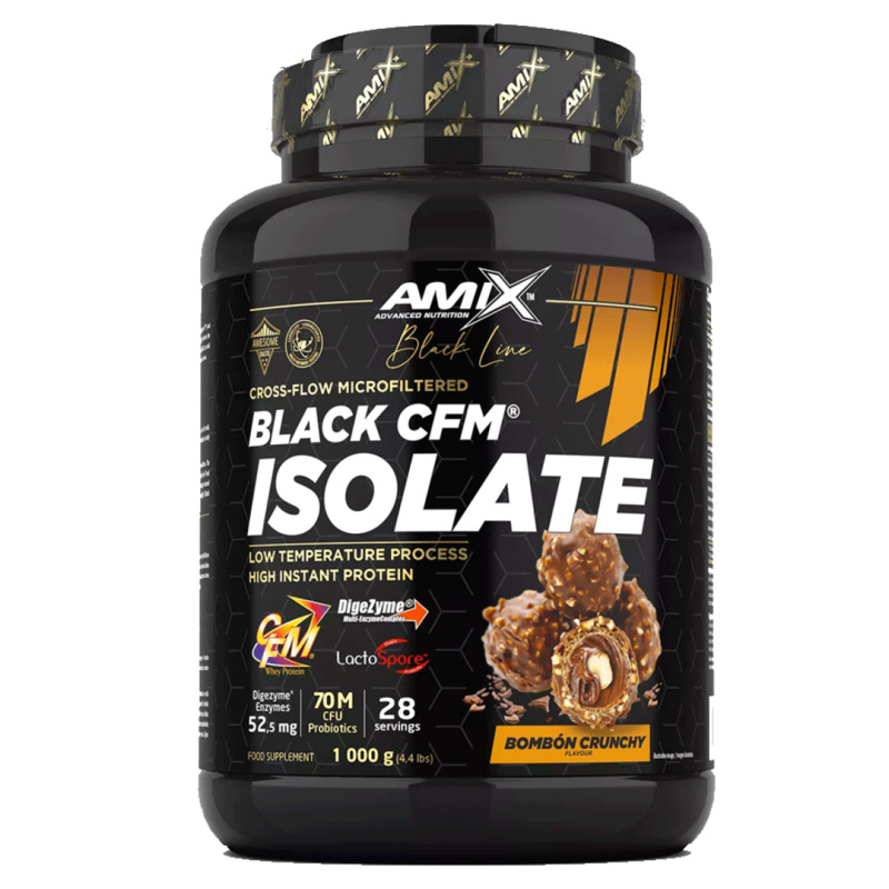 Amix Nutrition Black CFM Isolate 1000g - mango, ananas