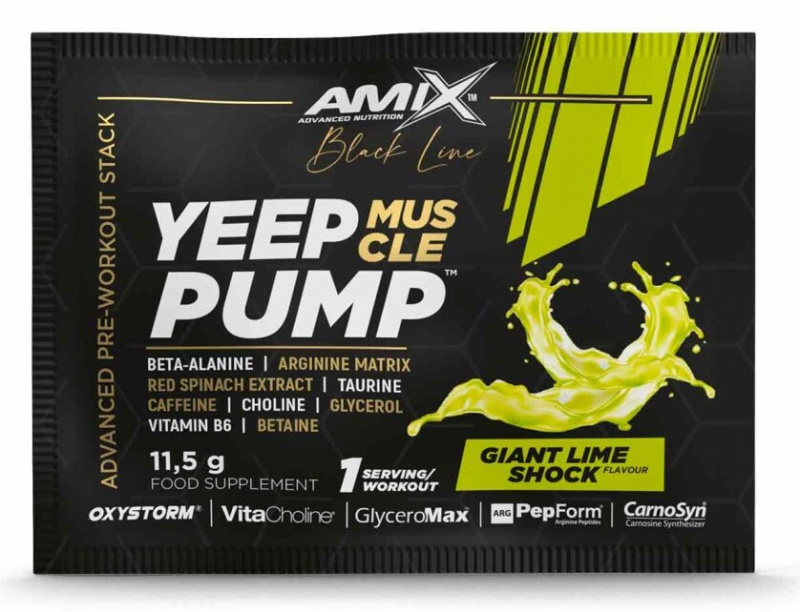 AMIX Black Line Yeep Pump, 11,5 g Příchuť: Limetka