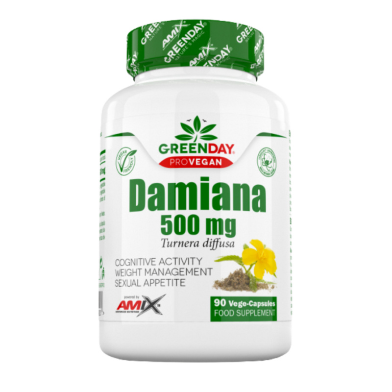 Amix Nutrition GreenDay ProVegan Damiana - 90 kapslí