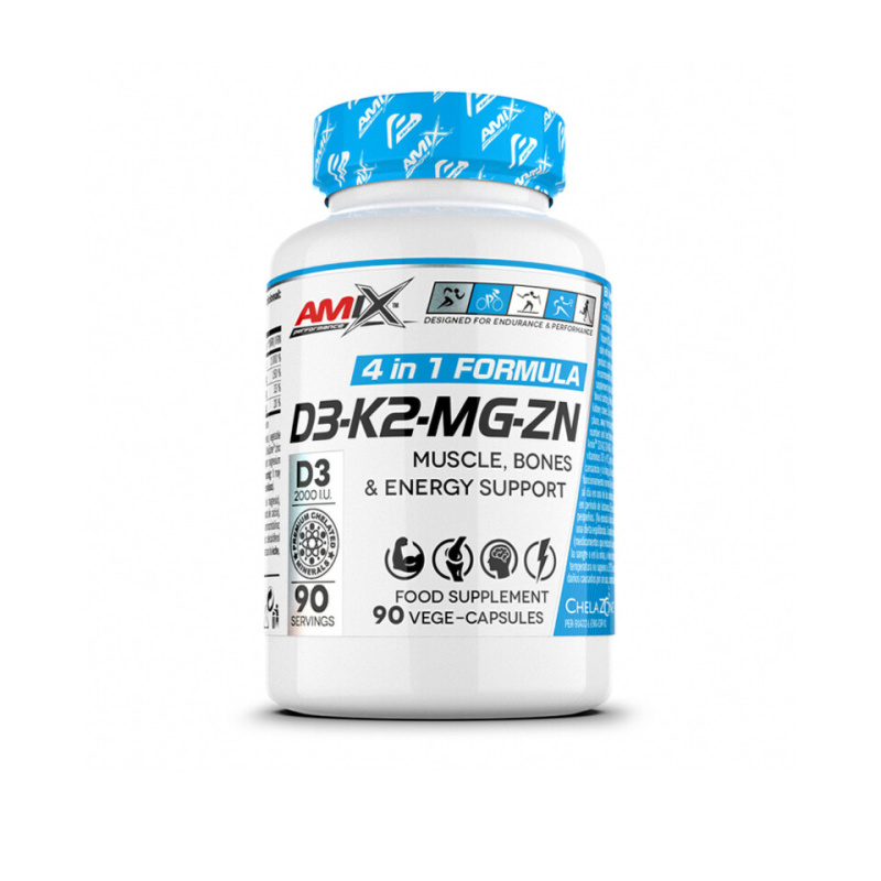 Amix D3-K2-Mg-Zn 90 kapslí