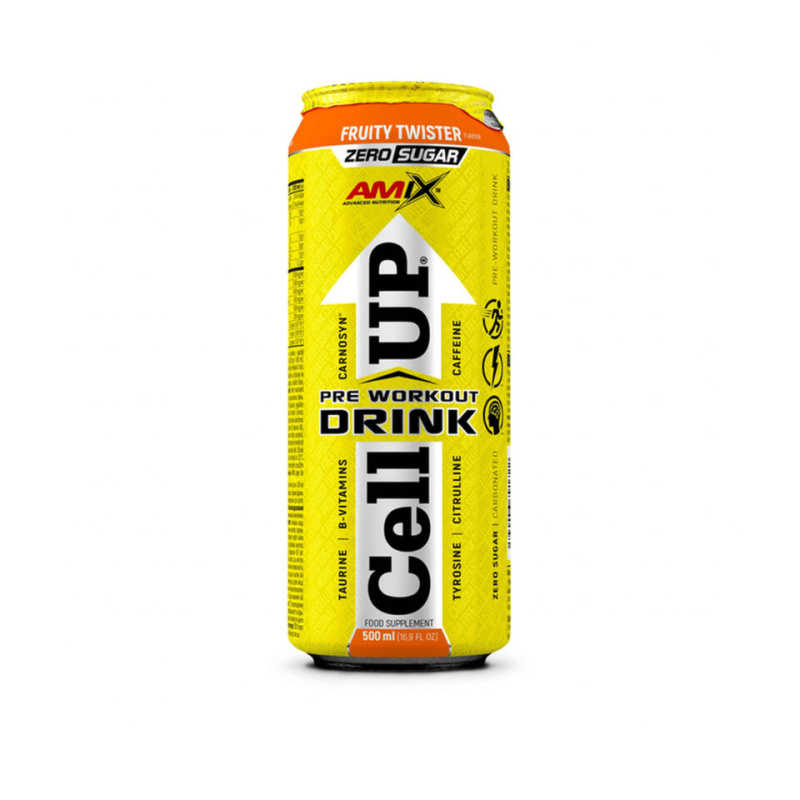 Amix CellUP PreWorkout Drink, 500 ml Příchuť: Ovocný Twister