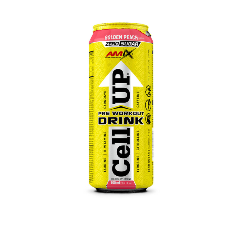 Amix CellUp Preworkout Drink 500 ml - Golden Peach