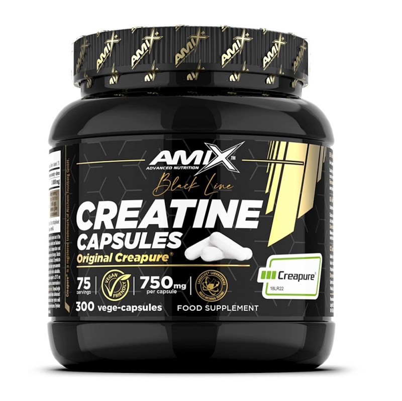 Amix Black Line Creatine Creapure - 300 kapslí
