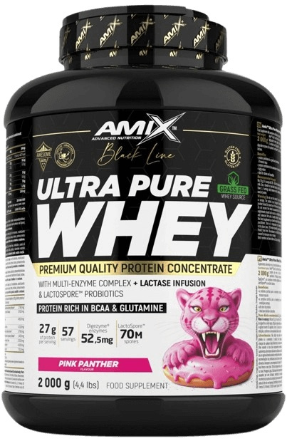 Amix Black Line Ultra Pure Whey Protein 2000 g - pink panther
