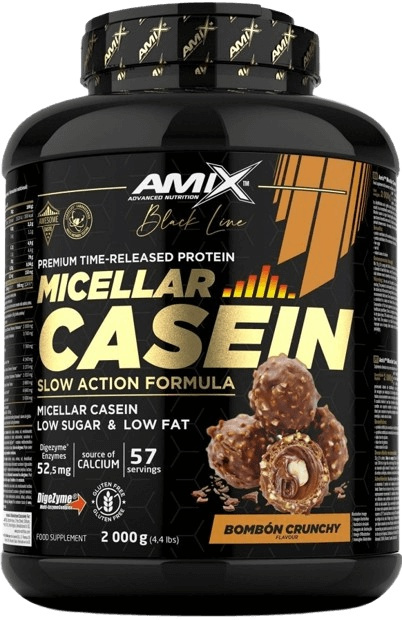 Amix Black Line Micellar Casein 2000 g - raspberry cream kiss