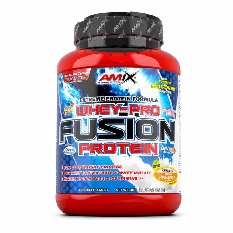 AMIX Whey Pure Fusion Protein, 1000 g Příchuť: Mango/Ananas