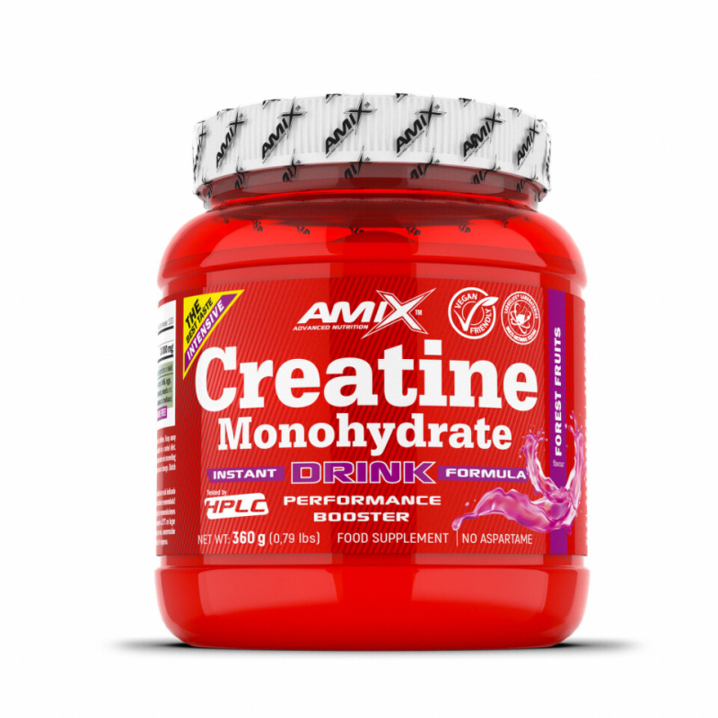 AMIX Creatine Monohydrate Powder Drink, 360 g Příchuť: Lesní ovoce