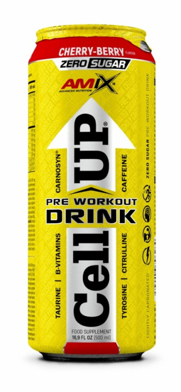 Amix Nutrition Amix CellUp Preworkout drink 500 ml - Cherry-Berry (višeň-malina)