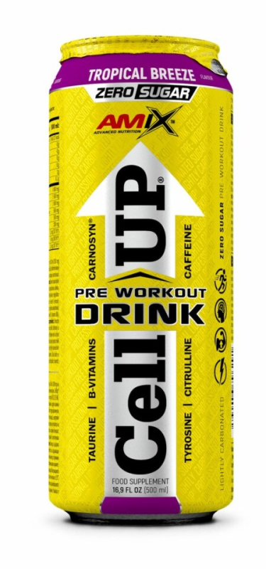 Amix Nutrition Amix CellUp Preworkout drink 500 ml - Tropical Breeze