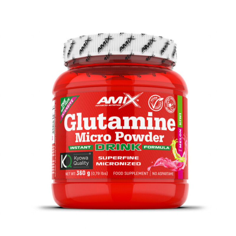 Amix Nutrition Amix Glutamine Micro Powder 360 g - meloun/kiwi