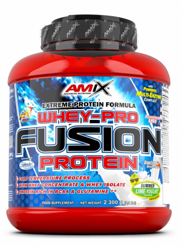 Amix Nutrition Whey Pure Fusion Protein 2,3kg - limetka, jogurt