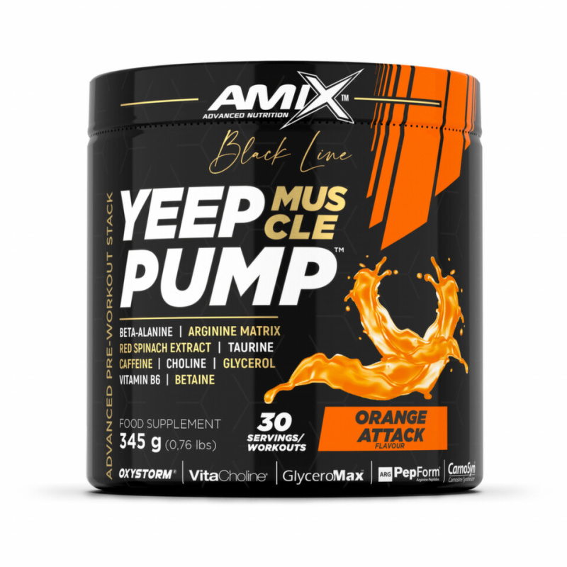 Amix Black Line Yeep Pump 345 g - pomerančový útok