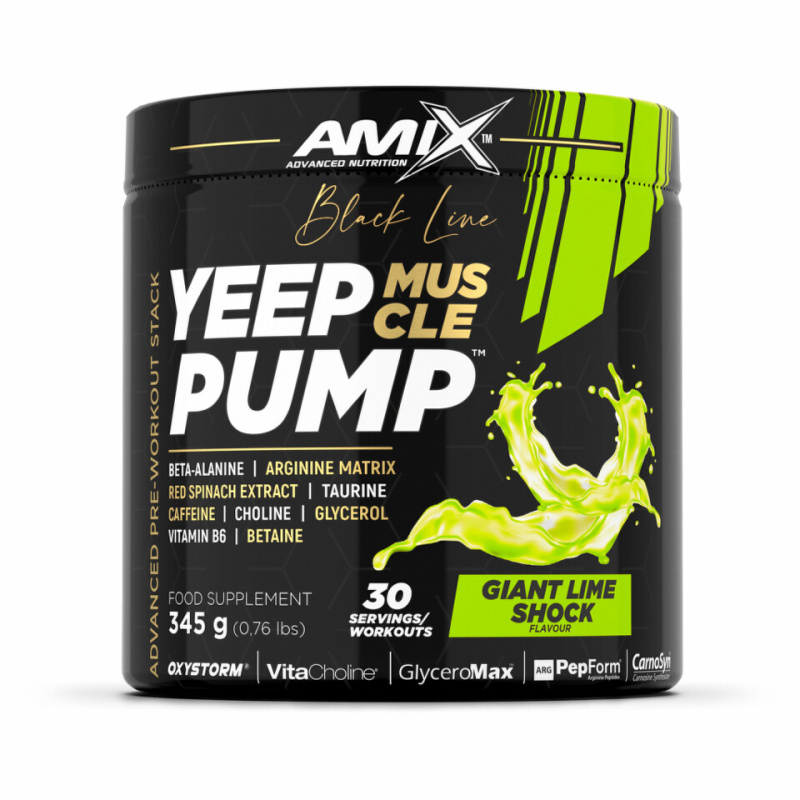 Amix Black Line Yeep Pump 345 g - obří limetkový šok