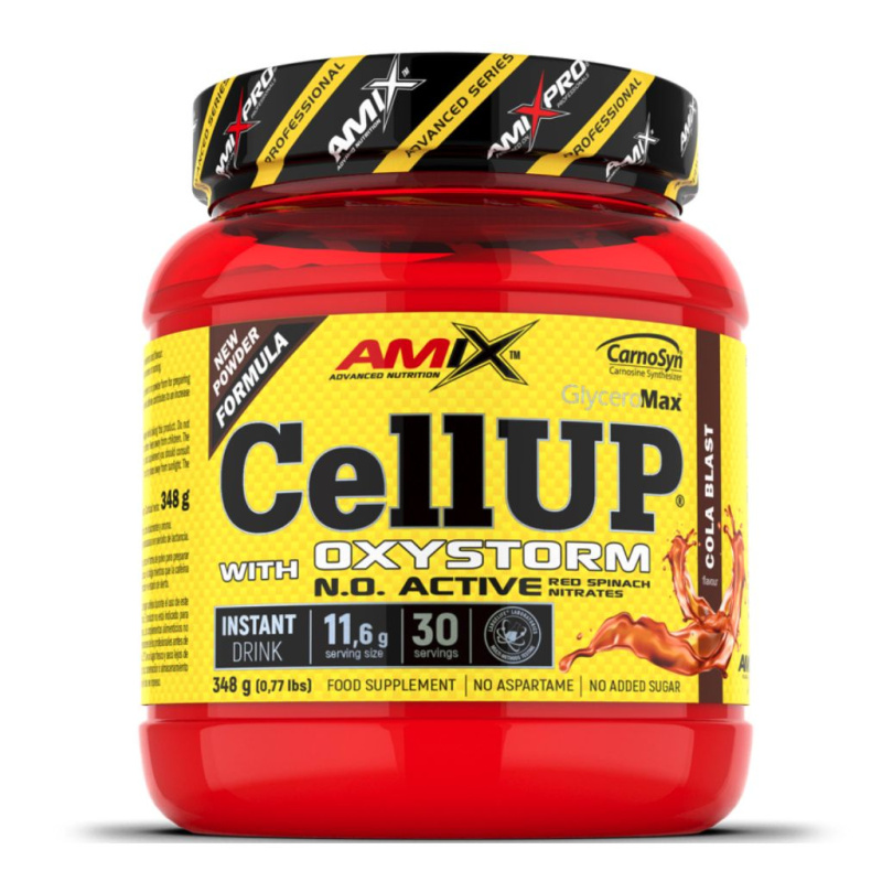 AMIX CellUp Powder with Oxystorm, 348 g Příchuť: Frozen Berries