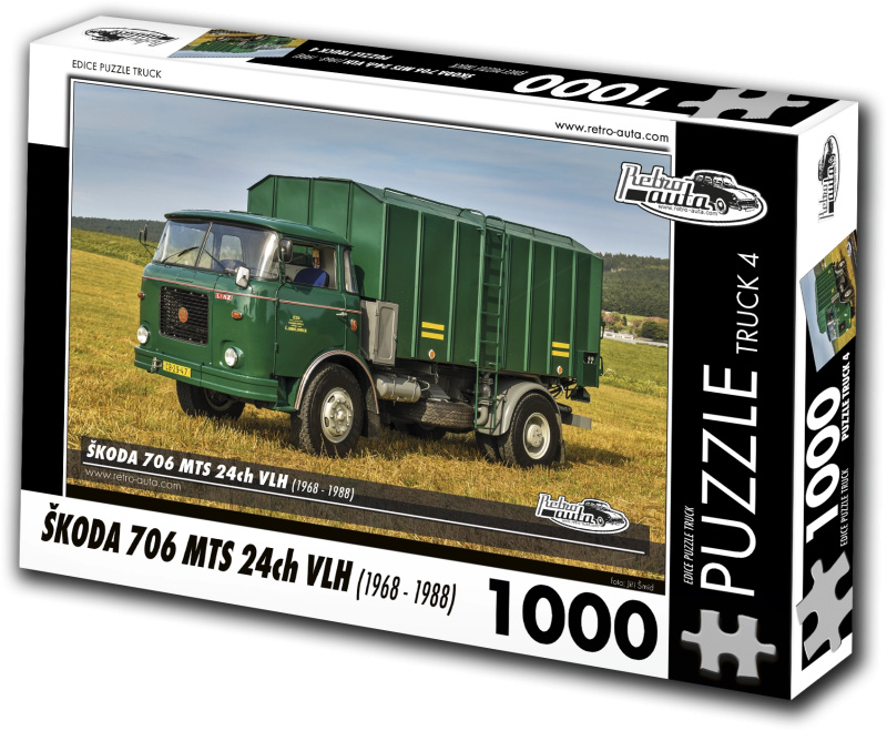 Puzzle Retro-Auta Škoda 706 MTS