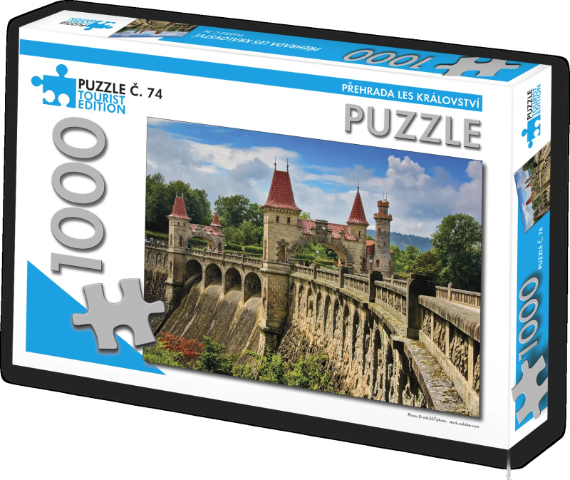 TOURIST EDITION Puzzle Přehrada Les Království 1000 dílků (č.74)