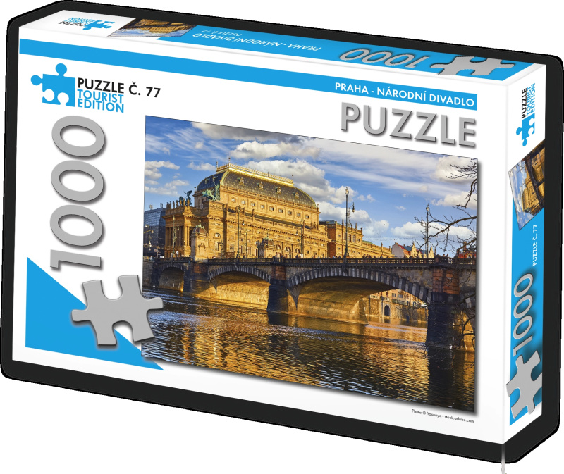 TOURIST EDITION Puzzle Praha - Národní divadlo 1000 dílků (č.77)
