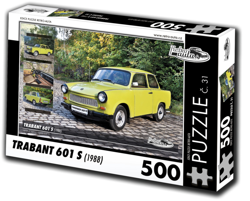 Retro-Auta Trabant 601 S 1988 500 dílků