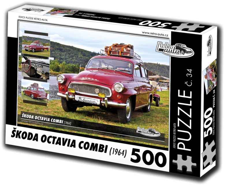 Retro-puzzle Škoda Octavia Combi 1964