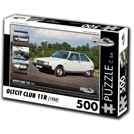 Retro auta puzzle Oltcit Club 11R 1988 500 dílků