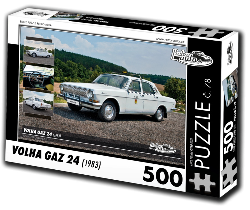 Retro puzzle Volha GAZ 24 500 dílků