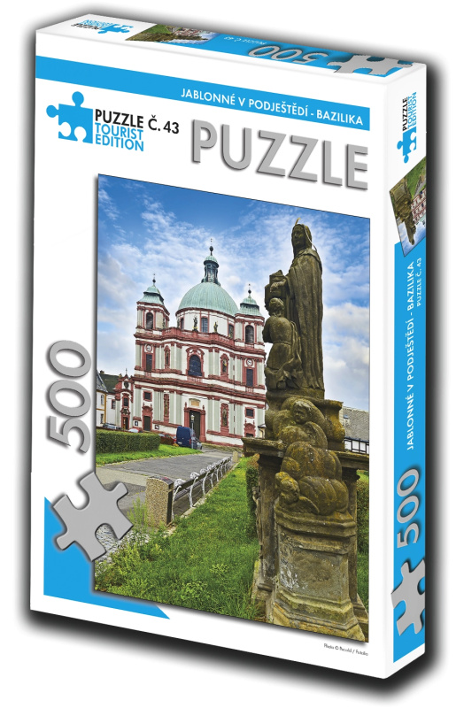 TOURIST EDITION Puzzle Jablonné v Podještědí, bazilika 500 dílků (č.43)