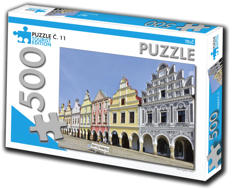 Turistické puzzle Telč 500 dílků