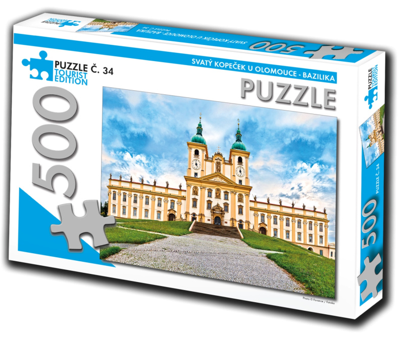 TOURIST EDITION Puzzle Svatý kopeček u Olomouce - bazilika 500 dílků (č.34)