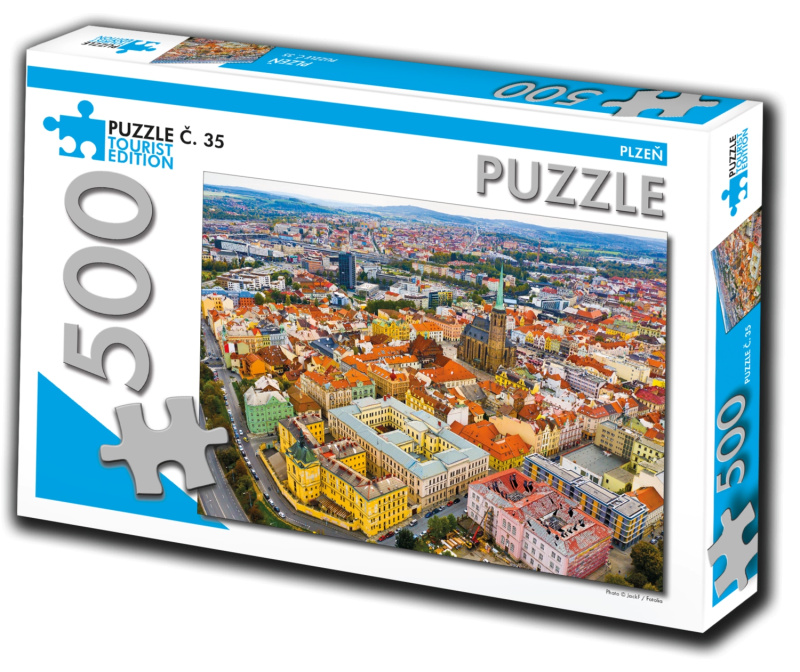 TOURIST EDITION Puzzle Plzeň 500 dílků (č.35)