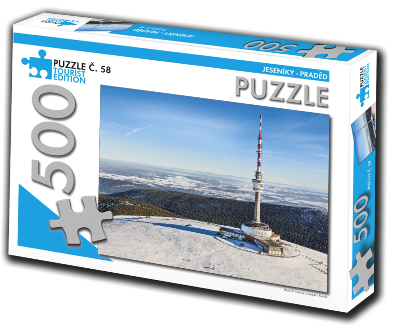 Puzzle Jeseníky, Praděd 500 dílků