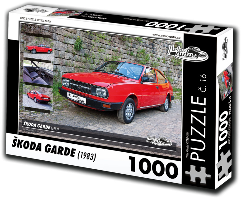 Retro puzzle Škoda Garde 1983