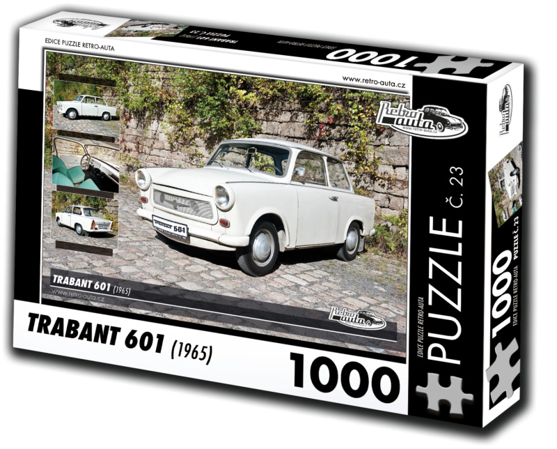 RETRO-AUTA Puzzle č. 23 Trabant 601 (1965) 1000 dílků