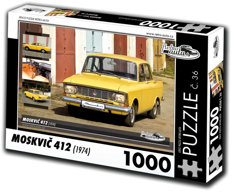 Retroauta Moskvič 412 Puzzle (1974)