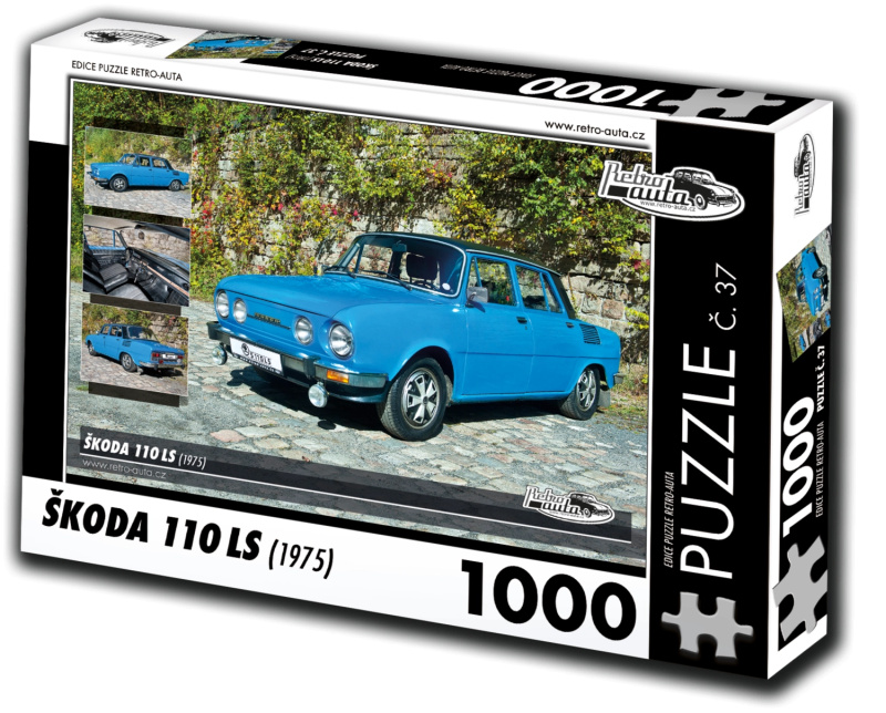 Retro puzzle Škoda 110 LS 1975 1000 dílků