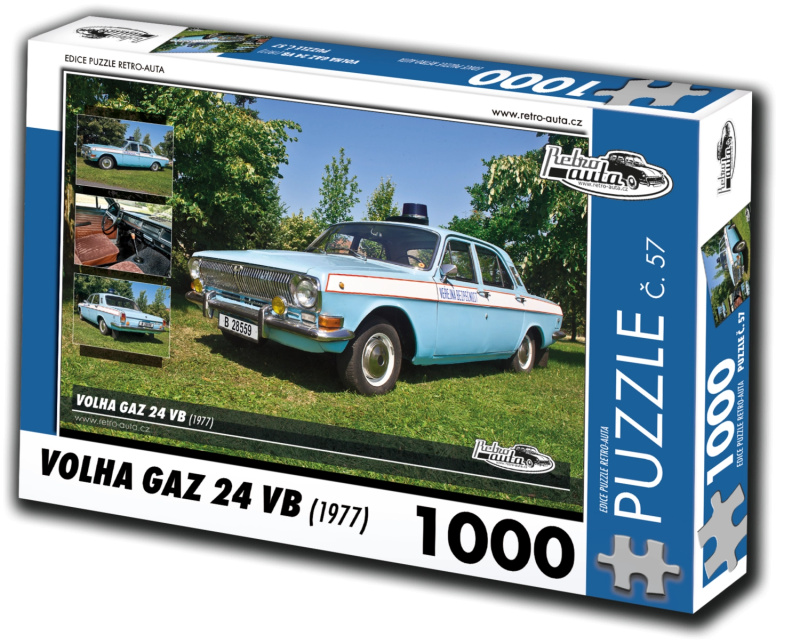 Retro puzzle Volha Gaz 24 VB 1977
