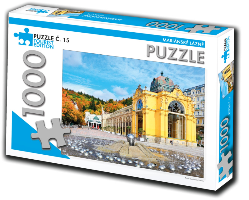 Turistické puzzle Mariánské Lázně 1000 dílků